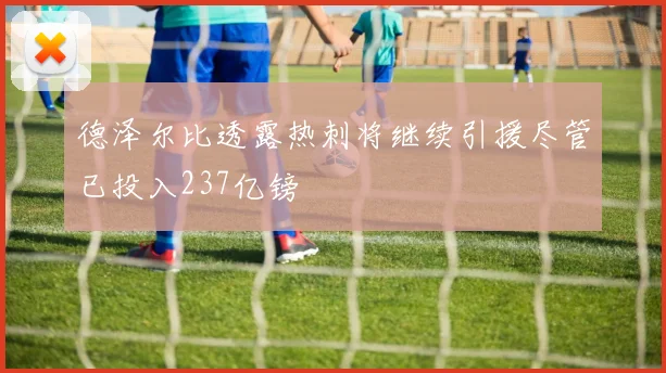 德泽尔比透露热刺将继续引援尽管已投入237亿镑