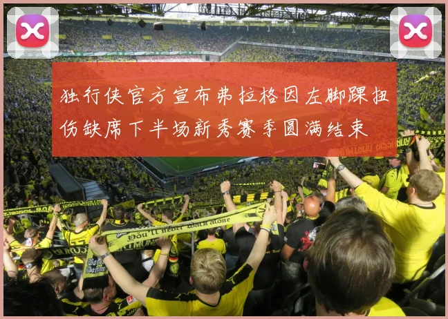 独行侠官方宣布弗拉格因左脚踝扭伤缺席下半场新秀赛季圆满结束